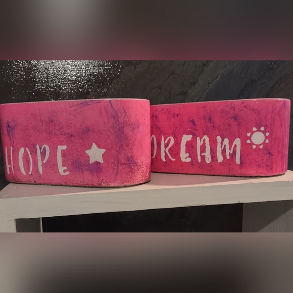 Concrete Vessel Pink Set - Picture 3 of 4